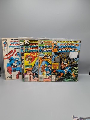 Captain America #248,199,186,334 marvel comics job lot bundle
