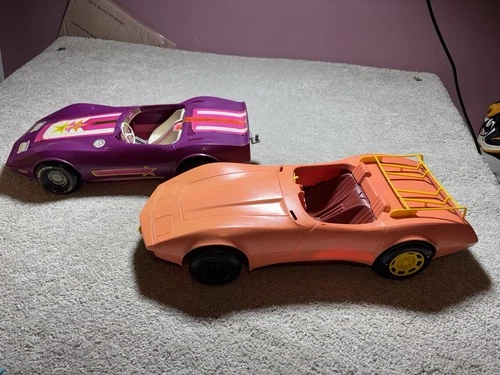 Mattel Barbie vintage corvette convertible cars 1975-1979