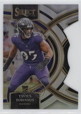 2023 Panini Select Premier Level Silver Prizm Die-Cut Tavius Robinson #114 07qd