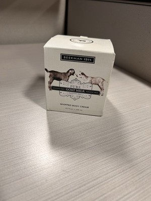 Beekman 1802 FRAGRANCE FREE Pure Goat Milk Whipped Body Cream 8oz New In Box F/S