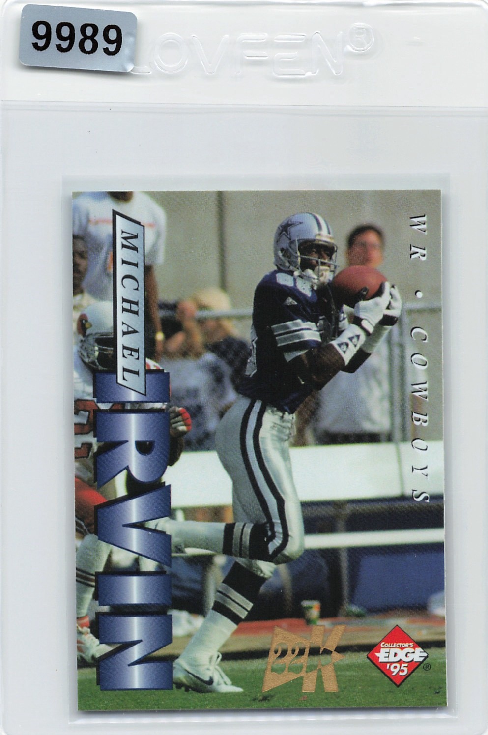 1995 Collector's Edge - Michael Irvin #52 Nitro 22k