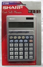 Sharp EL339HB Executive Portable Desktop Handheld Calculator 12-Digit LCD NEW