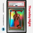2021 DONRUSS OPTIC #186 SCOTTIE BARNES LIME GREEN RATED ROOKIE RC /149 PSA 9