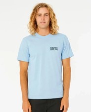 RIP CURL Men's S/S T-Shirt UNITY - Bells Blue  - Size Small - NWT LAST ONE LEFT