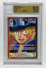 2025 One Piece Carrying On His Will #OP13-004 Sabo Alt Art Leader - BGS GEM 9.5