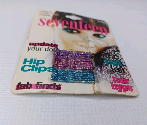Pinzas para el cabello brillantes vintage 1998 Seventeen Magazine Bobby Pins - Imagen 2 de 12