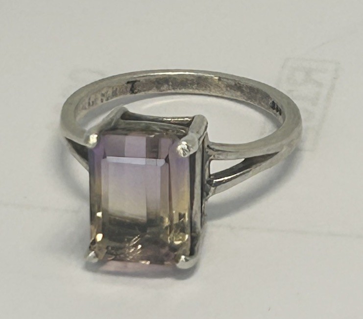 Ametrine Ring Solid 925 Sterling Silver Statement… - image 5