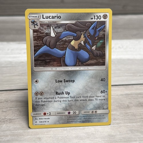 Pokemon Lucario - (SM Unbroken Bonds) 126/214 Holo "Deck Exclusives"Regular 2019