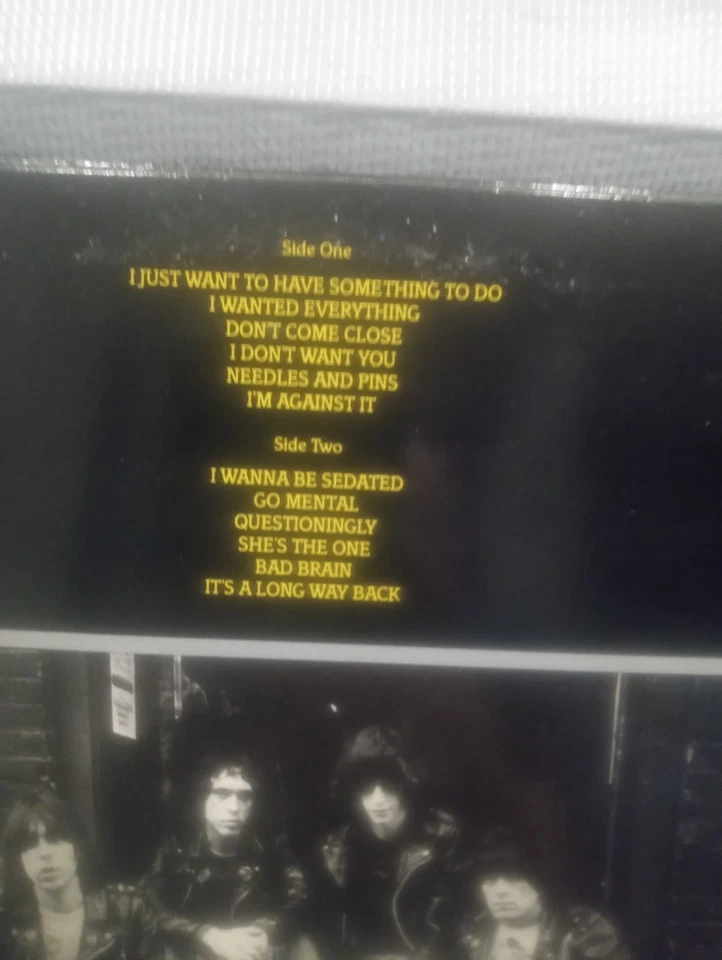 RAMONES Road To Ruin LP VG+ Vintage 1978 Sire SRK6063 Vinyl Punk Rock VG/VG+. Foto 4 de 4