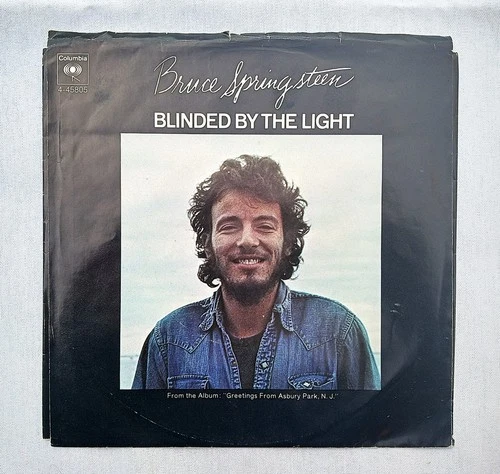 Bruce Springsteen 1973 Picture Sleeve Blinded By The Light 7" & 45(PROMO) Record