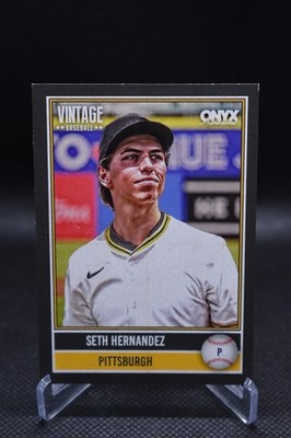 Seth Hernandez /10 2026 Onyx Vintage Black Border Pittsburgh Pirates OV-SEHE