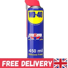 Professional 450ml Multi-Use WD-40 Spray with Smart Straw for Easy Application 28.87 per litre