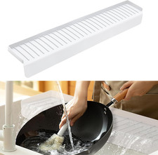 Silicone Sink Splash Guard Edge Protector, 30 Inch Extra Long Kitchen Sink Spl