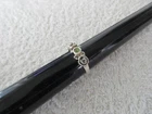 OR PAZ PZ Sterling Silver Vintage Real Citrine Rose Flower Oxidized Ring Size 10