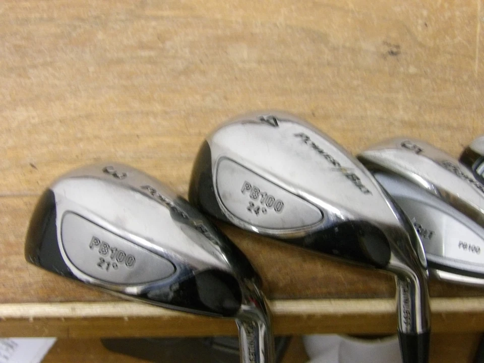 Powerbilt PB100 Irons 3-PW (3 & 4 Hybrids) Regular Flex Steel EXCELLENT!! - Image 3 of 4