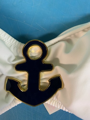 Nuevo sin etiquetas Bikini Victoria's Secret Sailor Bandeua Top Ancla Adorno Talla XS - Imagen 8 de 19