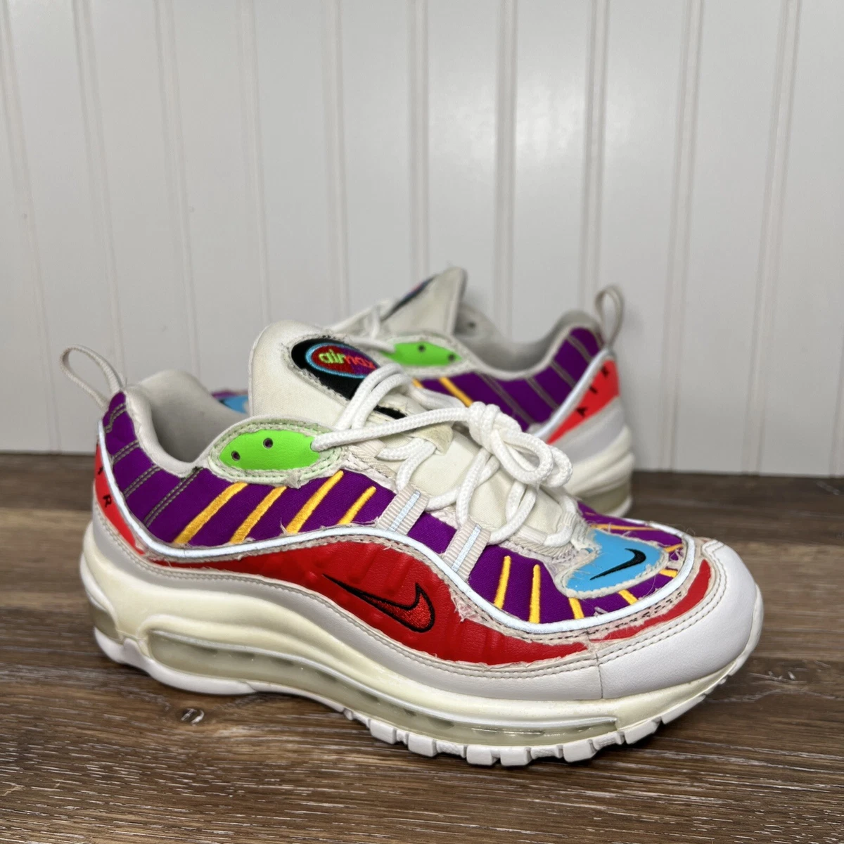 Nike 98 bleu shop blanc rouge