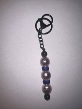 Handmade Beaded Keychain, Purse Charm, Zipper Pull