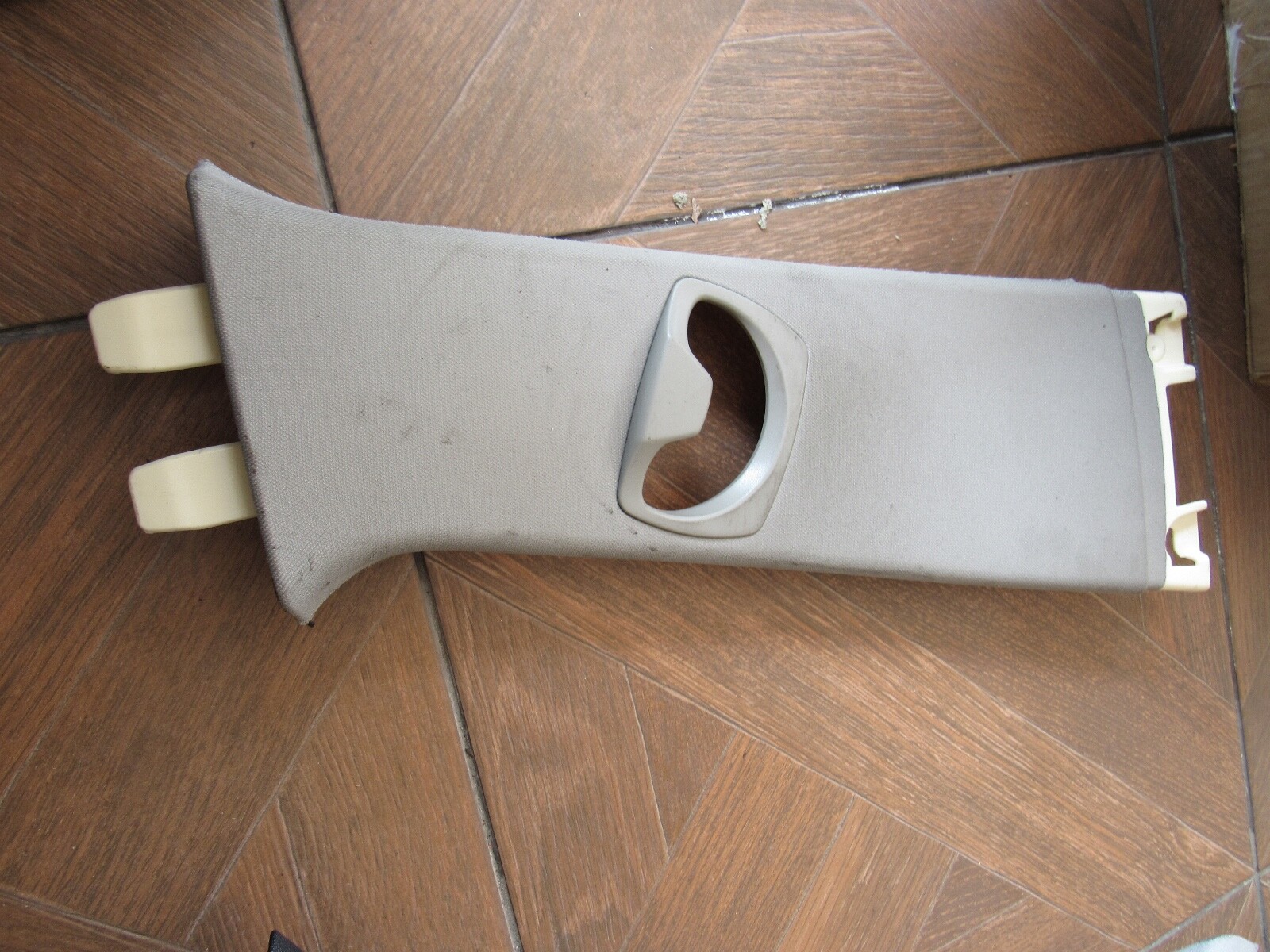 BMW OEM E90 Right Side B Pillar Trim Panel Cover Grey 51437058336