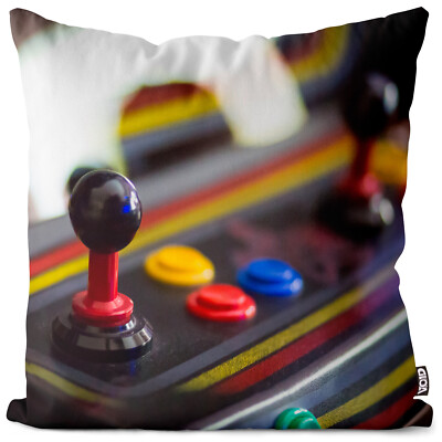 VOID Kissenbezug Joystick Arcade Gamer Retro 70er 80er Game Spiel Controller