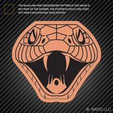 Snake Bite Sticker Die Cut Vinyl venom badge copperhead