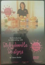 AN INTRODUCTION TO AIRBRUSHING WITH DINKYDOODLE DESIGNS RARE DVD BY DAWN BUTLER