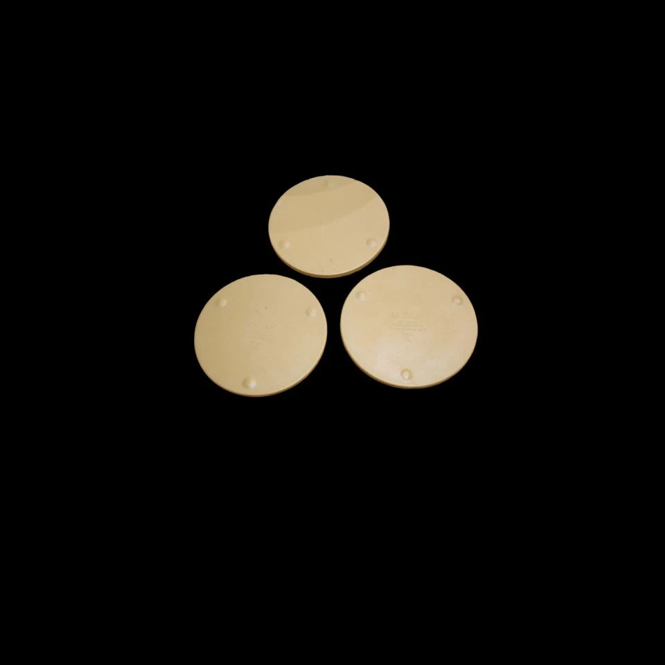 Круглые меламиновые пластиковые подставки Room Essentials набор из 3 предметов в стиле ретро. - Изображение 2 из 4