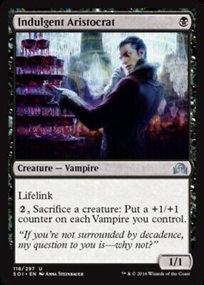 Indulgent Aristocrat 1x FOIL SOI MTG Shadows Over Innistrad Uncommon MINT black Indulgent Aristocrat 1x FOIL SOI MTG Shadows Over Innistrad Uncommon MINT black