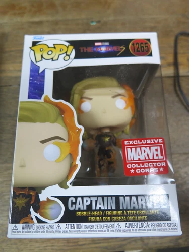 Funko Pop Captain Marvel Marvel 1265 Collector Corps Exclusive The Marvels