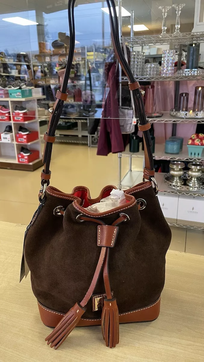 Dooney & Bourke Suede Collection Drawstring Bag