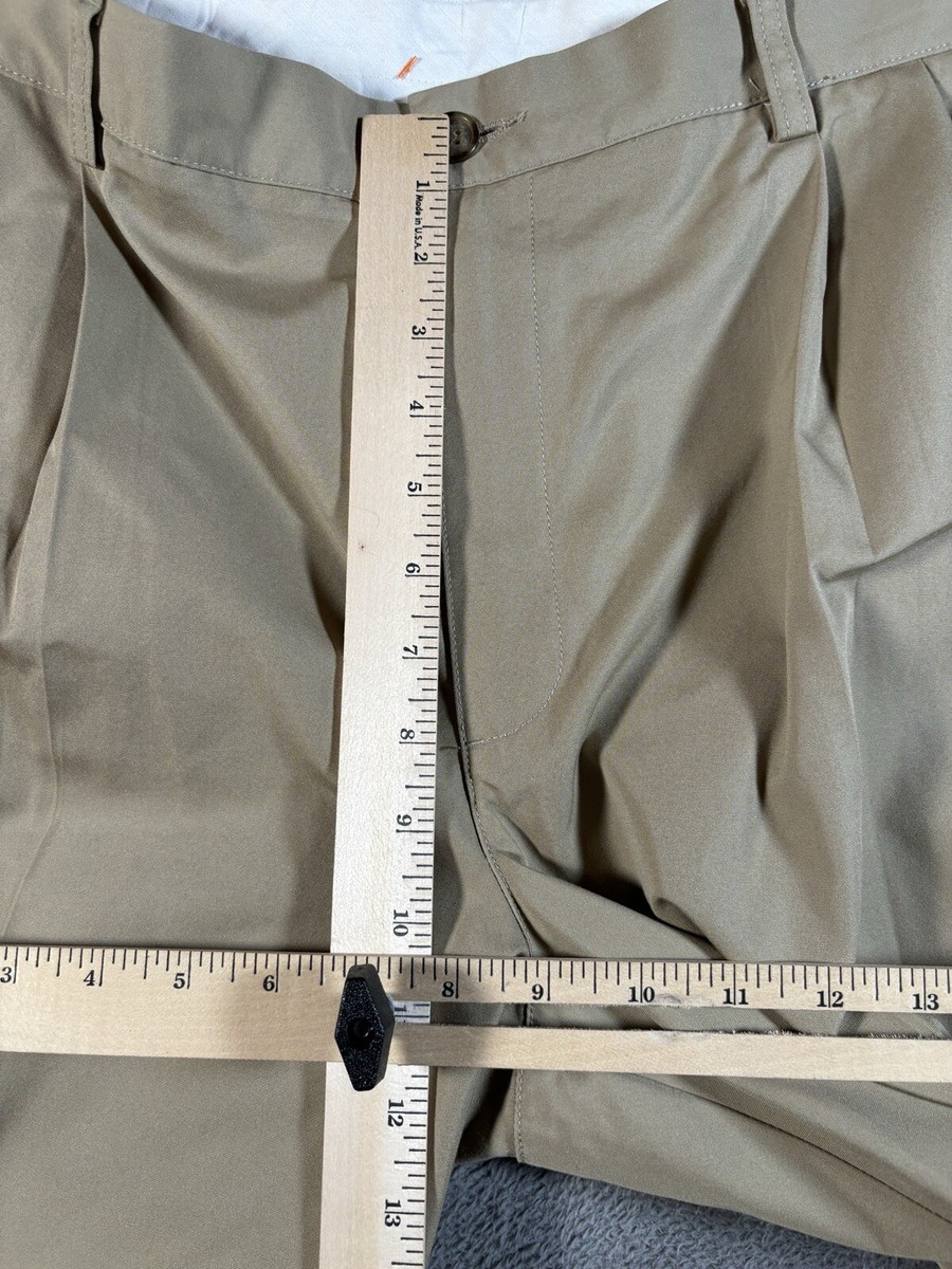 LL Bean Pants Mens 38x29 Beige Straight Leg Classic Fit LL Bean Pants Mens 38x29 Beige Straight Leg Classic Fit