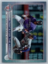 2022 Topps Update #US4 New Tests For The West VC, SN2022 Rainbow Foil NM+