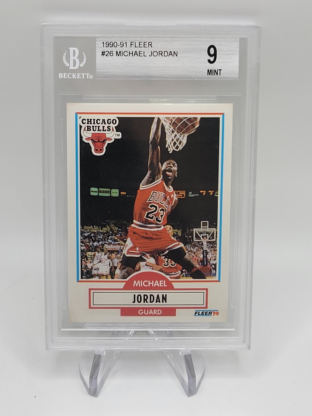Michael Jordan 1990-91 Fleer #26 BGS 9 MINT