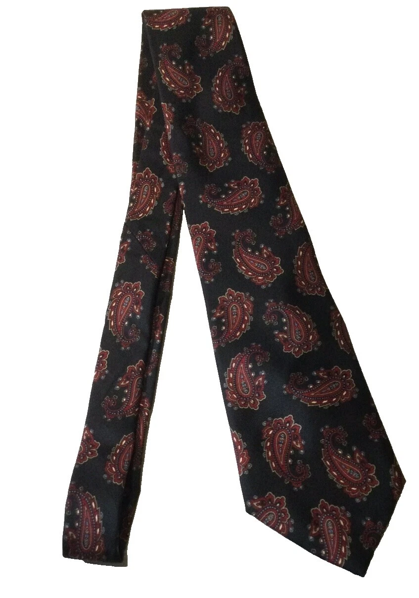 Lazos negro Dior Paisley para Hombre