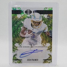 2021 Panini Illusions Football Josh Palmer Black Ink Blots Auto /50