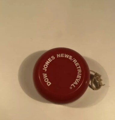 Vintage Dow Jones News/Retrieval YoYo Dow Jones Software Advertising 2  Usable