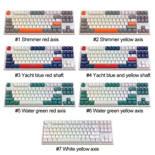 K87 Gamer Keypad 87 Keys Bluetooth-Compatible Korean for Notebook Laptop Desktop - Picture 8 of 24