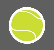 Tennis Ball Sticker Sport Waterproof
