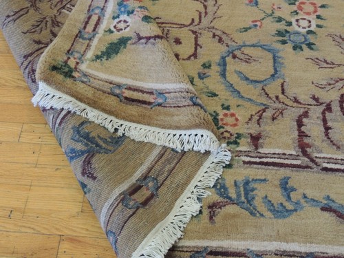 6x9 6x8 French design Oriental Area rug wool Beige Blue Burgundy Gray - Picture 12 of 12