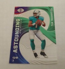 TUA TAGOVAILOA 2020 Panini Illusions Astounding ACETATE RC GREEN PARALLEL MINT
