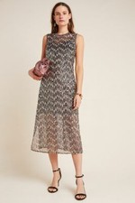 NEW Anthropologie Corey Lynn Calter Sequined Swing Maxi Dress Size XS Orig. $268
