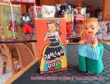 DANCING PONY TAIL DOLL 1950'S WIND-UP WITH BOX NOS MINT CONDITION JAPAN