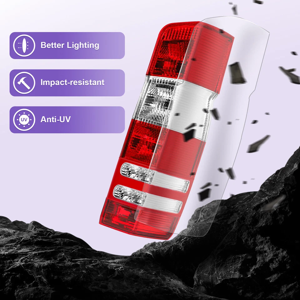 Par de luces traseras con placa de circuito para Mercedes Benz Sprinter 2500 3500 2007-2017 Foto 3 de 4