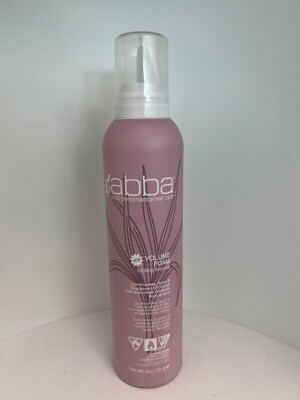 Abba Pure Performance Volume Foam Styling Mousse 8 oz #