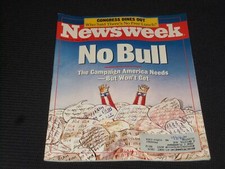 1991 OCTOBER 14 NEWSWEEK MAGAZINE - NO BULL FRONT COVER - L 19527