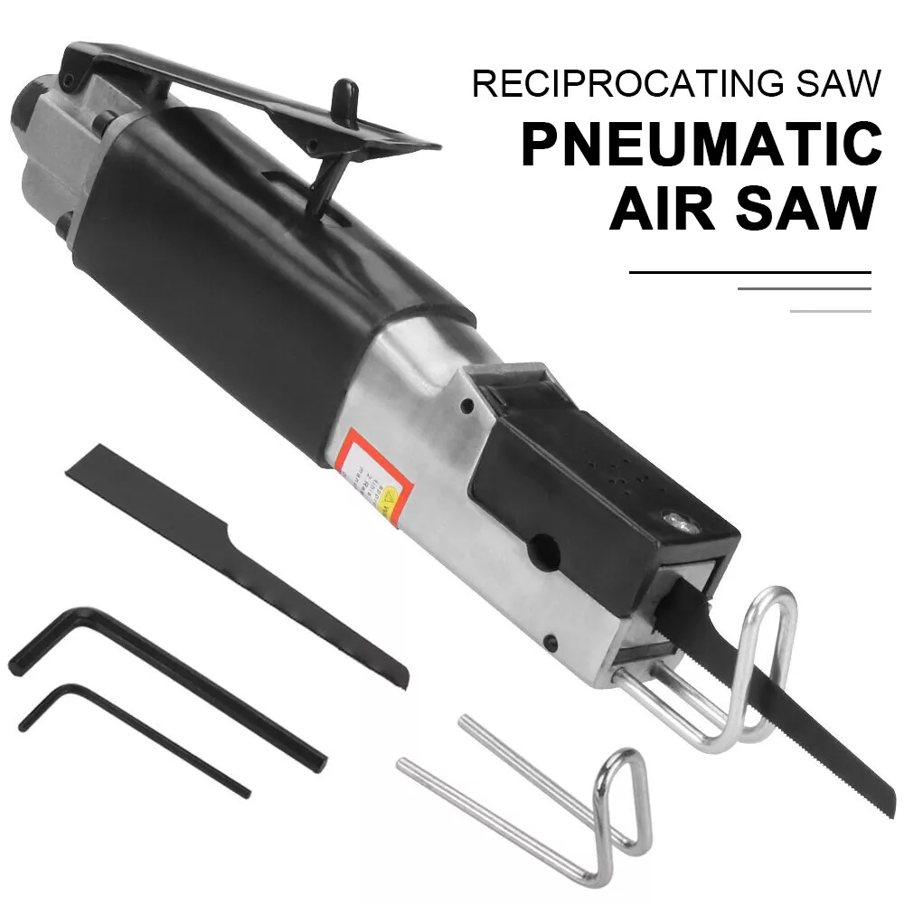 Pneumatic Air Body Saw High Speed Reciprocating Cut-off Tools Metal Blade  Silver eBay