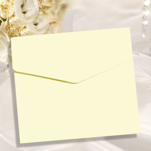 square pocketfold invitations pearlescent choose colour envelope insert