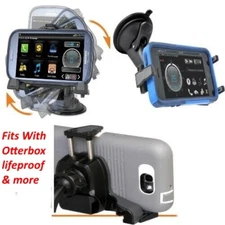 iBolt Car Mount Holder For Lifeproof, Otterbox, Hybrid bulky case iPhone Samsung