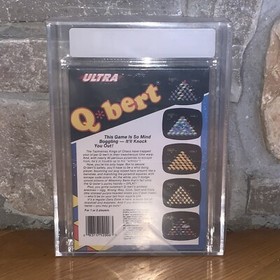 Brand New 1989 Q*Bert Qbert NES Factory Sealed H-Seam Game VGA 75 Graded 