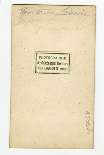 France Paris Fontaine Cuvier rue Linné Old Charles Gaudin CDV Photo 1860 - Picture 3 of 4